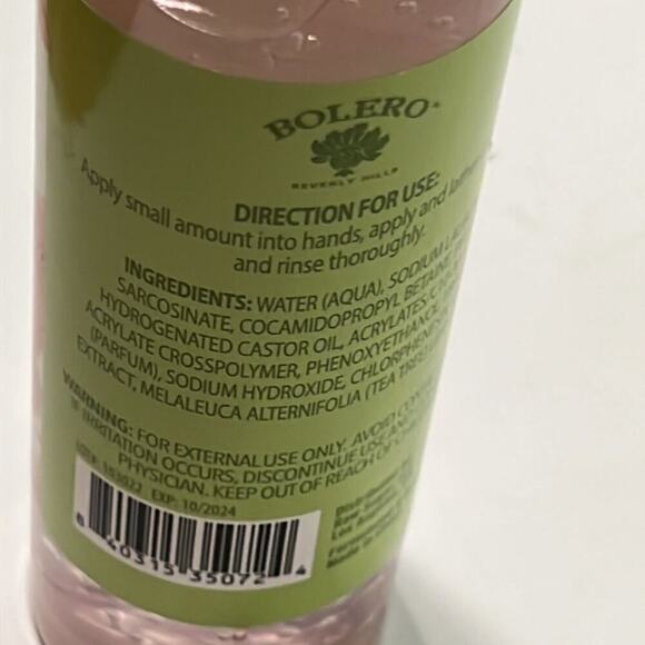 BOLERO REVIVE FACIAL CLENSER WILD ORCHID & TEA TREE SIZE 5 fl Oz 147.8 ml - Picture 3 of 5
